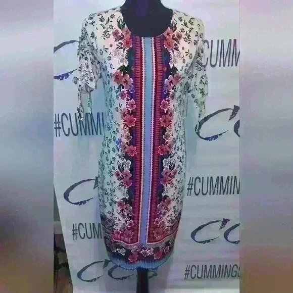 Blue and pink dress barn women's dresses slip on new with tags - Picture 7 of 7